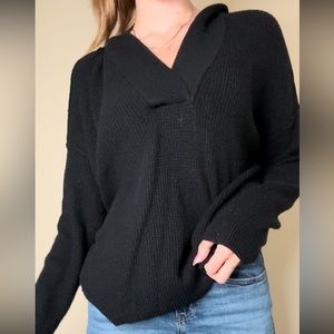 Aerie black sweater size small